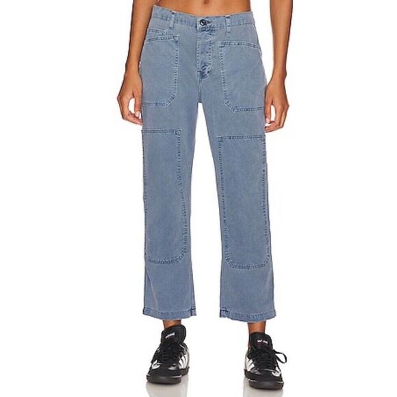 NSF Corrie Utility Pants Sz 24 - Pigment Ink Blue Color $295 -‎ New With Tags